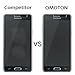 Samsung Galaxy On5 (2015 Version) Screen Protector [2-Pack], OMOTON Tempered Glass Screen Protector for Samsung Galaxy On5 with [9H Hardness] [Crystal Clear] [Scratch Resist] [Bubble Free Install]