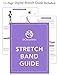 UpCircleSeven Ballet Band - Premium Stretch Band for Kids - Perfect for Dance, Gymnastics, and Flexibility (Plum Purple)