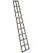 Lego Parts: Boat Mast Rigging Long 27 x 5 (Brown)