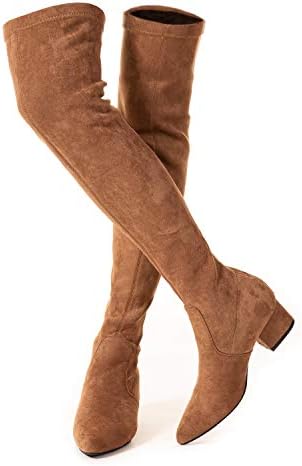 N.N.G Women Boots Winter Over Knee Long Boots Fashion Boots Heels Autumn Quality Suede Comfort Square Heels US Size 1 N.N.G Women Boots Winter Over Knee Long Boots Fashion Boots Heels Autumn Quality Suede Comfort Square Heels US Size