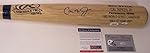 Cal Ripken Jr. Autographed Hand Signed Adirondack Blue Ring Pro Wood Baseball Bat - PSA/DNA