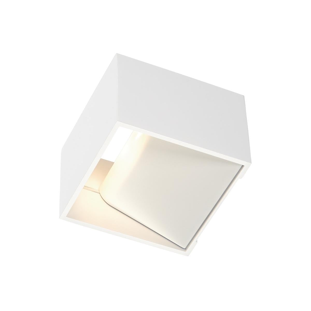 SLV Wall-Mounted Light LOGS in/Wall Lighting Inside, LED spot, Surface-Mounted Light, Wall-Mounted Light, Wall Spotlight / 2000-3000K 11W 690lm White dimmable