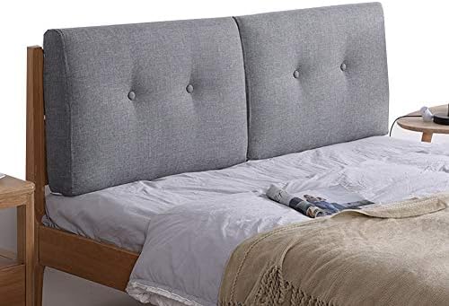 LIANGJUNkaodian Headboard Bedside Cushion Anti-Collision Simple Sweat Durable Protect The Waist Washable, 10 Sizes, 5 Colors (Color : D, Size : 180x50x10cm)