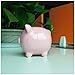 Aojingtai Piggy Bank, Mini & Small Cute Ceramic Coin Money Piggy Bank, Makes a Perfect Unique Gift, Nursery Décor, Keepsake, or Savings Piggy Bank for Kids, Pink