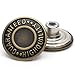 Enosea 20mm GHQ Jeans Button Tack Jacket Buttons Metal Replacement Kit 12 Set (20mm)