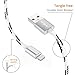 MAXGADGET Lightning Cable, iPhone Cable 3Pack(3FT+6FT+10FT) Nylon Braided Lightning to USB Charging Cables iPhone Charger for iPhone 7/ SE / 6s/ 6 Plus/ 6, iPad Air 2, iPad Pro and More-Silver