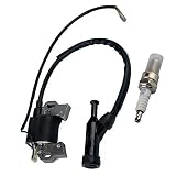 Hipa Ignition Coil Module with Spark Plug for Honda GX240 GX270 GX340 GX390 8HP 11HP 13HP Engine Lawn Mower Tractor
