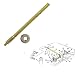 Ariens OEM Snow Blower Shaft and Worm Gear 53212500 primary