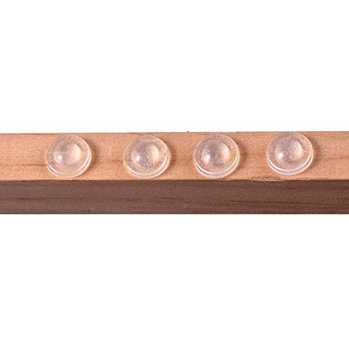 Nicedeal 200 Pcs Clear Rubber Feet Adhesive Bumper Pads Door Bumpers Noise-Dampening Bumpers for Cabinets Furniture and Electronics DIY Tools - Thumbnail 2