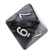Jili Online 10pcs 8 Sided Dice D8 Polyhedral Dice for Dungeons and Dragons Roley playing Games Dice Gift Black