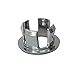 Kitchen Bathroom Basin Sink Hole Round Trim Chrome Overflow Cover Replacement Part, Pack of 4