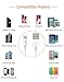 OPSO 3.3ft MFi Certified Lightning Cable, USB A to Lightning, Compatible with iPhone 14/13/12/11/XS/XR/8/7/6, White, 1 Pack