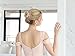 Mariell Handmade Rose Gold Bridal Hair Comb Headpiece with Pearls, Crystals & Hand-Enameled Matte Petals
