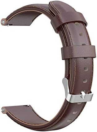 Sansee Watch Bands Buckle Premium Seat Belt Watch Straps Leather Watch Band Replacement for Huawei Talkband B3