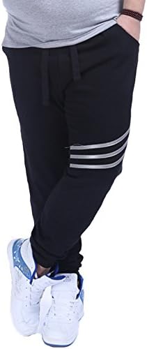 TMBSE Men's Relaxed Fit Baggy Jogger Sweatpants XL-5XL (4XL(US 3XL), Black8001)