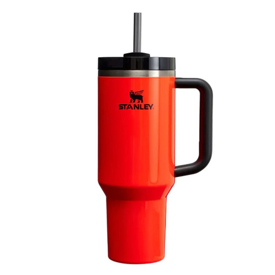 Stanley H2.0 Vakuumlöscher 0.4 gal (1.18L) Neon Orange Neon Orange Kälteisolierung Edelstahlflasche Wasserflasche Strohhalmbecher Outdoor Spülmaschine