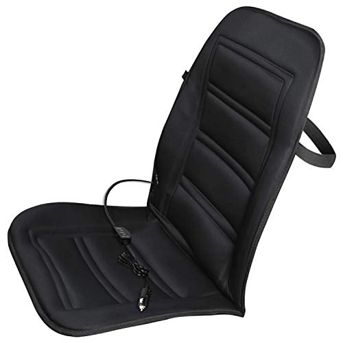 TOOGOO Heated Car Seat Cushion - Auto Seat Cover Warmer Auto Headed with Lumbar Support -Ice Cold Winter Weather Protector Heater Temperature Controller for Cars, Trucks, Vans SUV