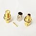 bestseller2016 10pcs SMA Female Jack RF Coax Connector with nut Crimp for RG58 goldplated Straight