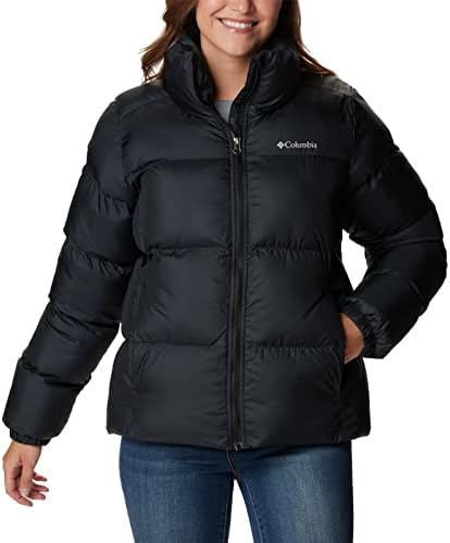 Chaqueta Puffect II con Cremallera Completa para Mujer, Negro, L