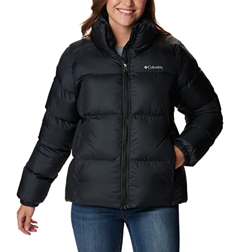 Chaqueta Puffect II con Cremallera Completa para Mujer, Negro, L