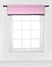 Bacati - Rod Pocket Window Valance Pin Dots Pink/Grey
