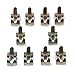 10 x 10mm Spring Clip Fuel Hose Line Water Pipe Air Tube Clamps Fastener