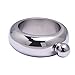 VANVENE Secret Bangle Bracelet Flask Stainless Steel Hidden Hip Flasket Best Novelty Gift(3.5oz Sliver)
