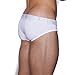 C-IN2 Men's Core Lo No Show Profile Brief,White,Small