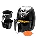 Aigostar Dragon Pro Air Fryer, 3.4Qt Electric Hot Air Fryers Oven Oilless Cooker with Detachable Non-stick Basket & Automatic Timer & Temperature Control for Fast Healthier Fried Food, 1400W