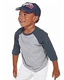 Rabbit Skins 100% Cotton Blank Toddler Baseball Jersey Tee Short Sleeve T-Shirt