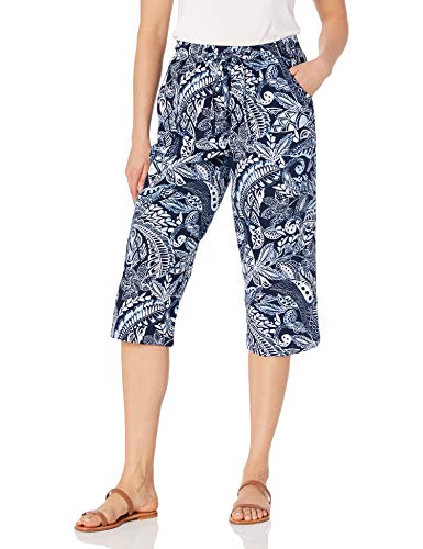 Marjorie Pull on Drawstring Capri 