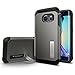Spigen Tough Armor Galaxy S6 Edge Case with Kickstand and Extreme Heavy Duty Protection and Air Cushion Technology for Galaxy S6 Edge 2015 - Gunmetal