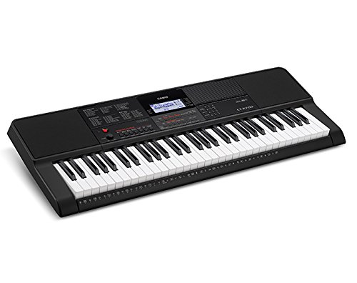 Casio CTX700 61-Key Touch Sensitive Portable Keyboard with Power Supply