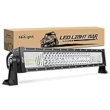 Nilight - 18016C-A LED Light Bar 22Inch 270W Triple