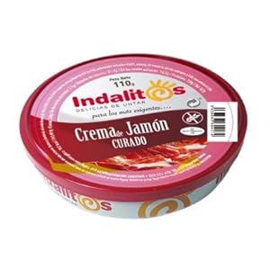 Indalitos – Geborstelde hamcrème – dienblad 5 blikjes 110 g