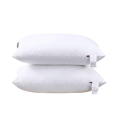 Amazon Com Cotton Down Pillow 2 Piece Pillow Fiber Cotton