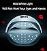 UV LED Nail Dryer, OUTTOP 48W/24W Double Power UV Nail Lamp Quick Dry Sun5 Curing Lamp with 4 Timer Setting Mode and Automatic Senor for Gel Nail Polish