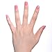 HIGH'S Upgrade EXTRE Adhesion Nail Wraps Decals Art Transfer Sticker Collection Manicure DIY Fullnail Polish Patch Strips for Wedding, Party, Shopping, Travelling, 20pcs(Salmon)