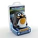 GOgroove Mini Cute Animal Battery Powered Portable Wired Speaker (Penguin) with LED Night Light Speaker for Kids - Passive Subwoofer, Built-in 3.5mm AUX Cable - Plug into Tablets, Phones, more