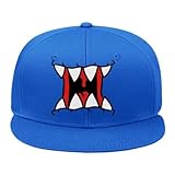Cool Blue Great Screaming Monster Maul Cotton Snapback Cap Hat Male/female Hip Hop Cap Blanchesullivan