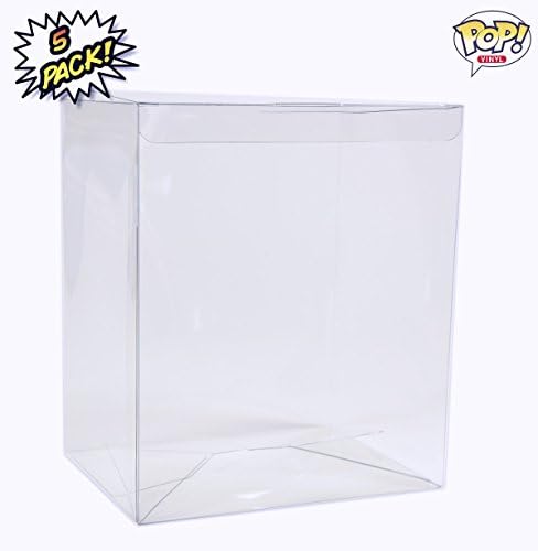 Funko POP! Alpha Premium Protector Cover Protective Case for Standard 6-Inch Vinyl Figures (Pack of 5)