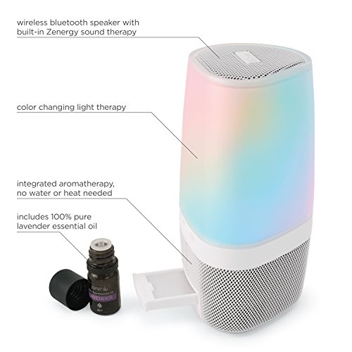 ihome zenergy aromatherapy speaker with lighting