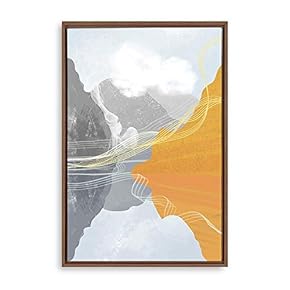 Framed Canvas Home Artwork Decoration Abstract Artwork Canvas Wall Art for Living Room, Bedroom - 16x24 inches