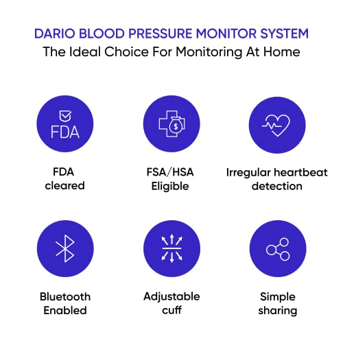 Dario Blood Pressure Monitor Gen2 Automatic Digital BP Machine with