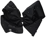 JoJo Siwa Large Cheer Hair Bow (Black Pearl)