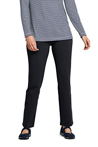 Lands' End Womens Active Yoga Pants Black Regular Large