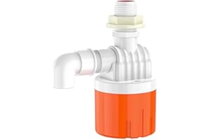 Cxztcl Float Valve for Water Tank Automatic Water Trough Water Level Control Float Valve Aqua Pulse Trough Water Leveler (1pcs 3/4" top inner)