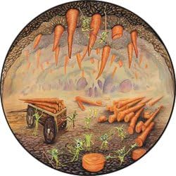 Carrot Farmer Spare Tire Cover for Jeep RV Camper VW Trailer etc(all sizes available)