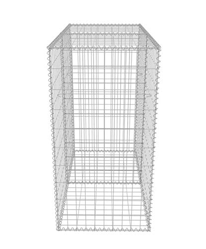 Gabione, Gabion Netzkorb Pflanzen Hochbeet aus Verzinkter Stahl für Garten, 100 x 50 x 100 cm – Bild 7
