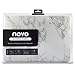 NovoTech Soft Touch Matte Finish Rubberized Hard Shell Case for MacBook Air 11-Inch - White Marble